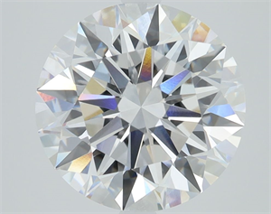 Picture of Lab Grown Diamond 3.57 Carats, Round with Ideal Cut, E Color, VVS1 Clarity and Certified by IGI