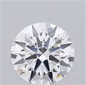Lab Grown Diamond 1.42 Carats, Round with Ideal Cut, D Color, VS1 Clarity and Certified by IGI