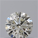 Natural Diamond 0.40 Carats, Round with Very Good Cut, K Color, VVS1 Clarity and Certified by GIA