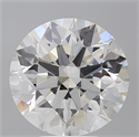 Lab Grown Diamond 6.59 Carats, Round with Ideal Cut, E Color, VVS2 Clarity and Certified by IGI