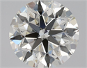 Diamante Natural 0.91 quilates, Redondo , Color H, claridad VVS2 y certificado HRD