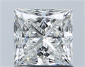 Natural Diamond 1.03 Carats, Princess with  Cut, G Color, VVS2 Clarity and Certified by GIA