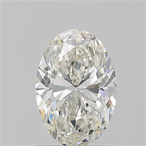 Foto Diamante Natural 1.01 quilates, Ovalado , Color J, claridad SI1 y certificado GIA de