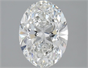 Diamante Natural 2.01 quilates, Ovalado , Color H, claridad VS2 y certificado GIA