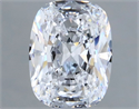 Natural Diamond 0.50 Carats, Cushion with  Cut, D Color, IF Clarity and Certified by GIA