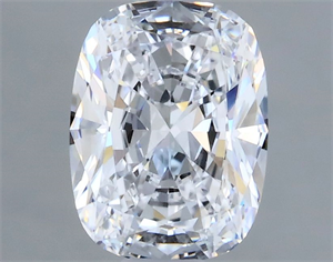 Picture of Natural Diamond 0.50 Carats, Cushion with  Cut, D Color, IF Clarity and Certified by GIA
