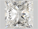 Natural Diamond 0.80 Carats, Princess with  Cut, J Color, VVS1 Clarity and Certified by GIA