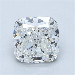 Picture of Natural Diamond 1.72 Carats, Cushion with  Cut, F Color, SI1 Clarity and Certified by GIA