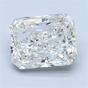 Foto Diamante Natural 2.05 quilates, Radiante , Color H, claridad VVS2 y certificado GIA de