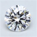 Diamante Natural 2.01 quilates, Redondo , Color F, claridad SI1 y certificado GIA