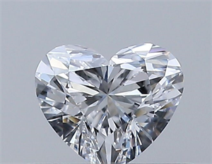 Picture of Natural Diamond 0.33 Carats, Heart with  Cut, D Color, VVS1 Clarity and Certified by GIA