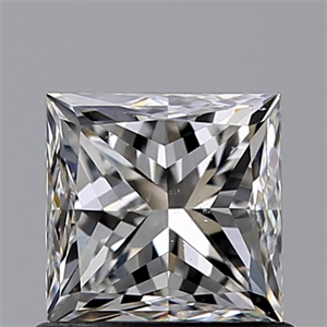 Picture of Natural Diamond 1.00 Carats, Princess with  Cut, G Color, SI1 Clarity and Certified by GIA
