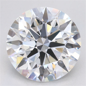 Picture of Lab Grown Diamond 4.30 Carats, Round with Excellent Cut, D Color, VVS1 Clarity and Certified by GIA
