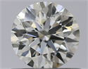 Natural Diamond 0.51 Carats, Round with Excellent Cut, L Color, VVS2 Clarity and Certified by GIA