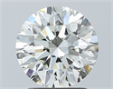 Diamante Natural 1.80 quilates, Redondo , Color J, claridad VVS1 y certificado GIA