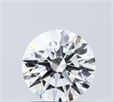 Lab Grown Diamond 1.54 Carats, Round with Ideal Cut, D Color, VVS1 Clarity and Certified by IGI
