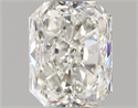 Natural Diamond 1.51 Carats, Radiant with  Cut, I Color, SI1 Clarity and Certified by GIA