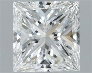 Foto Diamante Natural 1.01 quilates, Princesa , Color F, claridad VS2 y certificado GIA de