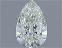 Natural Diamond 0.51 Carats, Pear with  Cut, I Color, IF Clarity and Certified by IGI