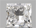 Natural Diamond 1.00 Carats, Princess with  Cut, H Color, VVS2 Clarity and Certified by GIA
