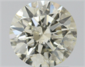 Natural Diamond 1.06 Carats, Round with Excellent Cut, M Color, SI2 Clarity and Certified by IGI