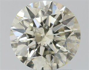 Picture of Natural Diamond 1.06 Carats, Round with Excellent Cut, M Color, SI2 Clarity and Certified by IGI