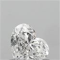 Natural Diamond 0.40 Carats, Heart with  Cut, E Color, SI2 Clarity and Certified by IGI