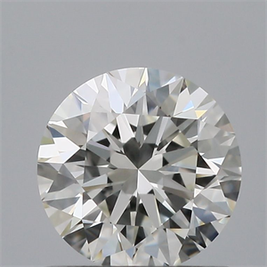 Picture of Natural Diamond 0.72 Carats, Round with Excellent Cut, G Color, VVS1 Clarity and Certified by IGI