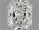 Natural Diamond 0.72 Carats, Radiant with  Cut, H Color, VVS1 Clarity and Certified by GIA