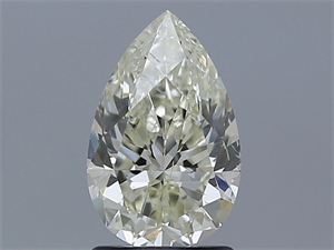 Picture of Natural Diamond 1.51 Carats, Pear with  Cut, M Color, SI2 Clarity and Certified by GIA
