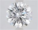 Lab Grown Diamond 1.58 Carats, Round with Ideal Cut, F Color, VS2 Clarity and Certified by IGI