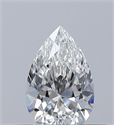 Diamante Natural 0.30 quilates, De pera , Color F, claridad VVS1 y certificado GIA