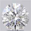 Natural Diamond 3.01 Carats, Round with Excellent Cut, F Color, SI1 Clarity and Certified by GIA