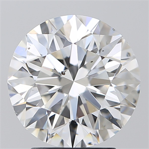 Picture of Natural Diamond 3.01 Carats, Round with Excellent Cut, F Color, SI1 Clarity and Certified by GIA
