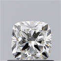 Diamante Natural 0.61 quilates, Del cojín , Color H, claridad SI1 y certificado GIA