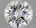 Natural Diamond 0.40 Carats, Round with Excellent Cut, D Color, VVS1 Clarity and Certified by GIA