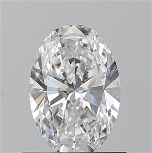 Picture of Natural Diamond 0.70 Carats, Oval with  Cut, E Color, SI1 Clarity and Certified by GIA