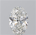 Diamante Natural 1.21 quilates, Ovalado , Color H, claridad SI1 y certificado GIA