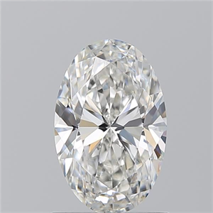 Foto Diamante Natural 1.21 quilates, Ovalado , Color H, claridad SI1 y certificado GIA de