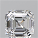 Natural Diamond 1.01 Carats, Asscher with  Cut, D Color, VS1 Clarity and Certified by GIA