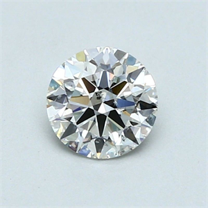Foto Diamante Natural 0.60 quilates, Redondo , Color I, claridad SI2 y certificado GIA de