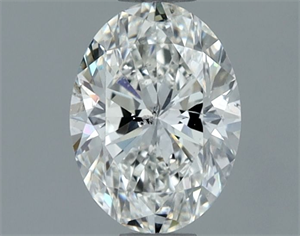 Picture of Natural Diamond 1.00 Carats, Oval with  Cut, G Color, SI2 Clarity and Certified by GIA
