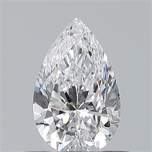 Picture of Natural Diamond 0.50 Carats, Pear with  Cut, D Color, VS1 Clarity and Certified by GIA