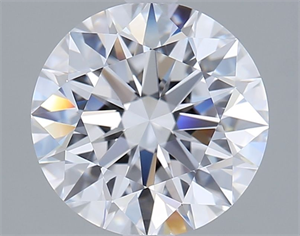 Picture of Lab Grown Diamond 2.52 Carats, Round with Ideal Cut, D Color, VVS2 Clarity and Certified by IGI