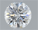 Natural Diamond 0.90 Carats, Round with Excellent Cut, E Color, SI2 Clarity and Certified by GIA