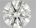 Natural Diamond 3.50 Carats, Round with Excellent Cut, L Color, VVS1 Clarity and Certified by IGI