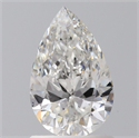 Diamante Natural 0.96 quilates, De pera , Color F, claridad SI1 y certificado GIA