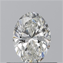 Natural Diamond 0.50 Carats, Oval with  Cut, G Color, VVS1 Clarity and Certified by GIA