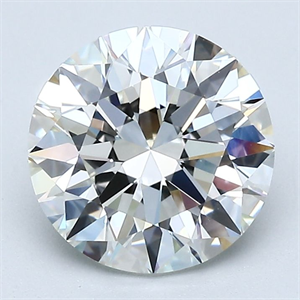 Foto Diamante Natural 2.21 quilates, Redondo , Color H, claridad VVS2 y certificado GIA de