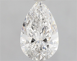 Picture of Natural Diamond 1.08 Carats, Pear with  Cut, E Color, SI2 Clarity and Certified by GIA